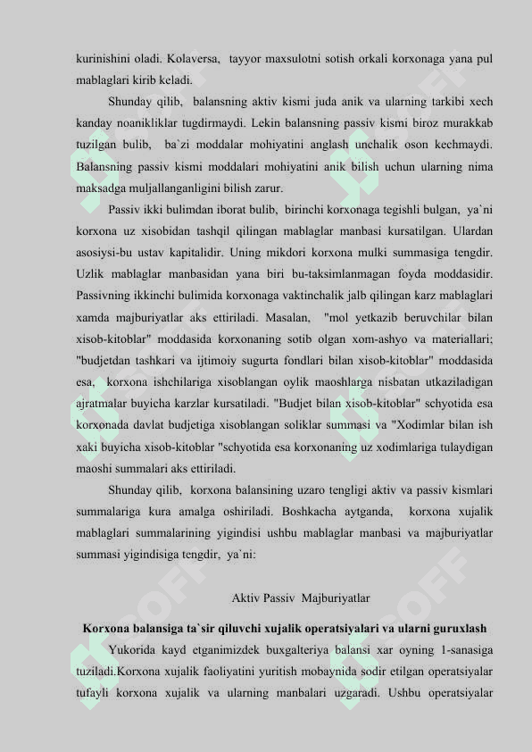 Schyotlar rejasi uning tuzilishi 4