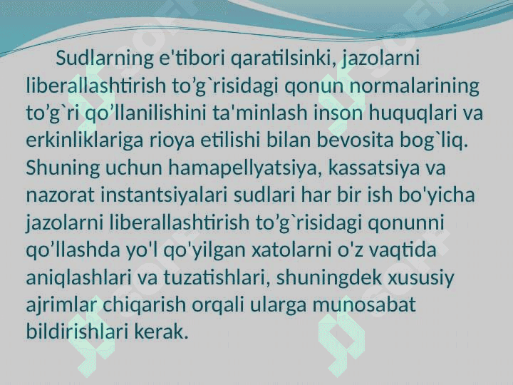 Ayollarga nisbatan jinoiy Jazo 6