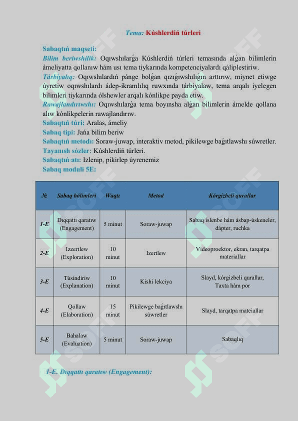 Kúshlerdiń túrleri_5E 2