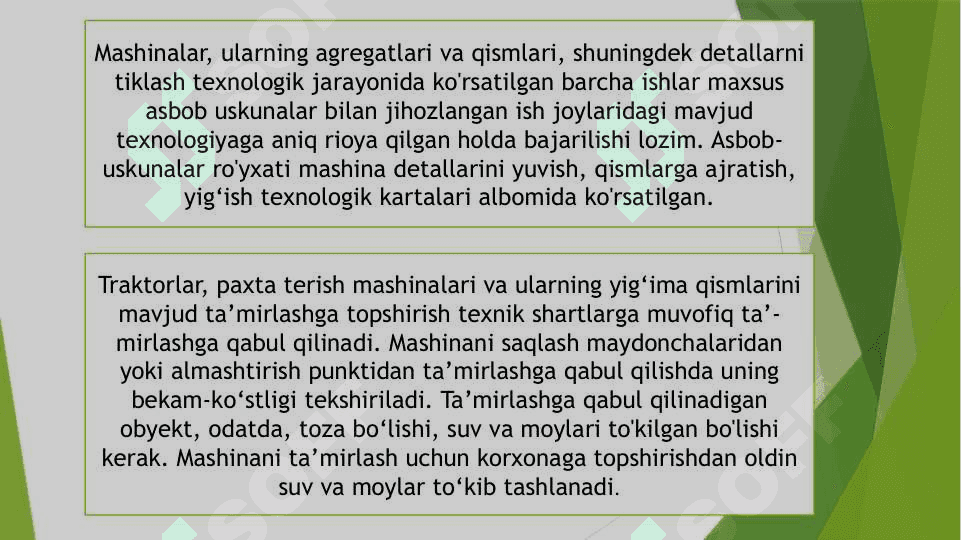 Mashinalarni ta’mirlash 5