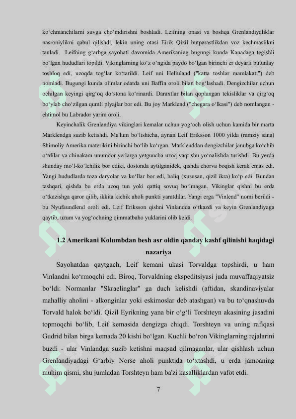 Amerika qitʼasining kashf etilishi 7