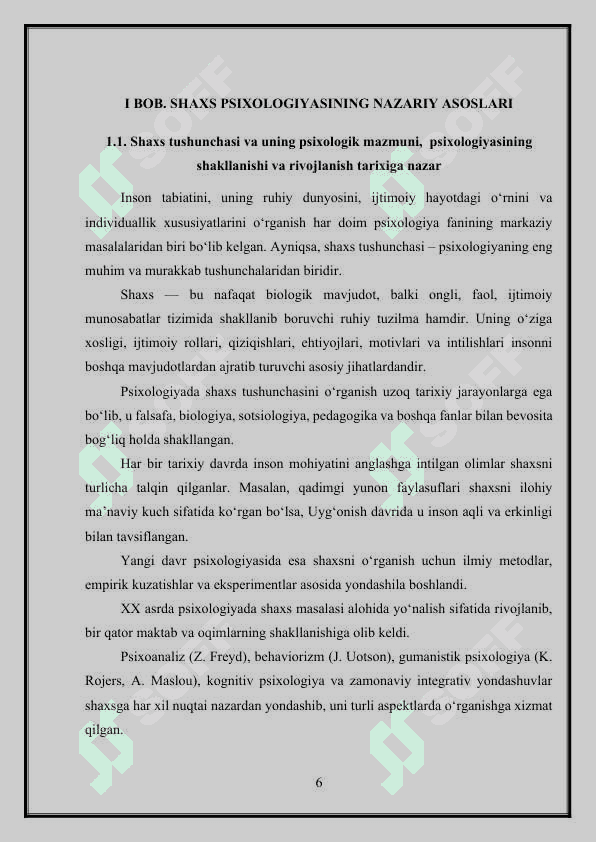 Shaxs psixologiyasining metodologik prinsiplari 6