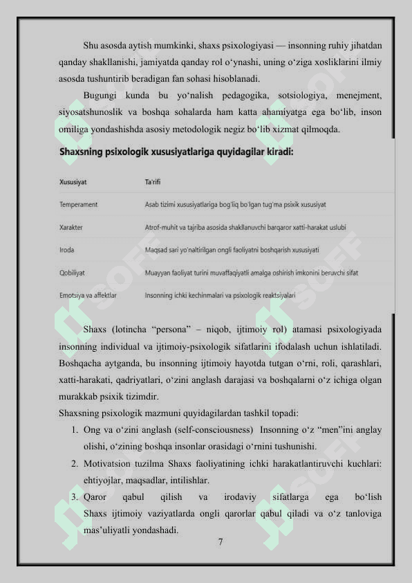 Shaxs psixologiyasining metodologik prinsiplari 7