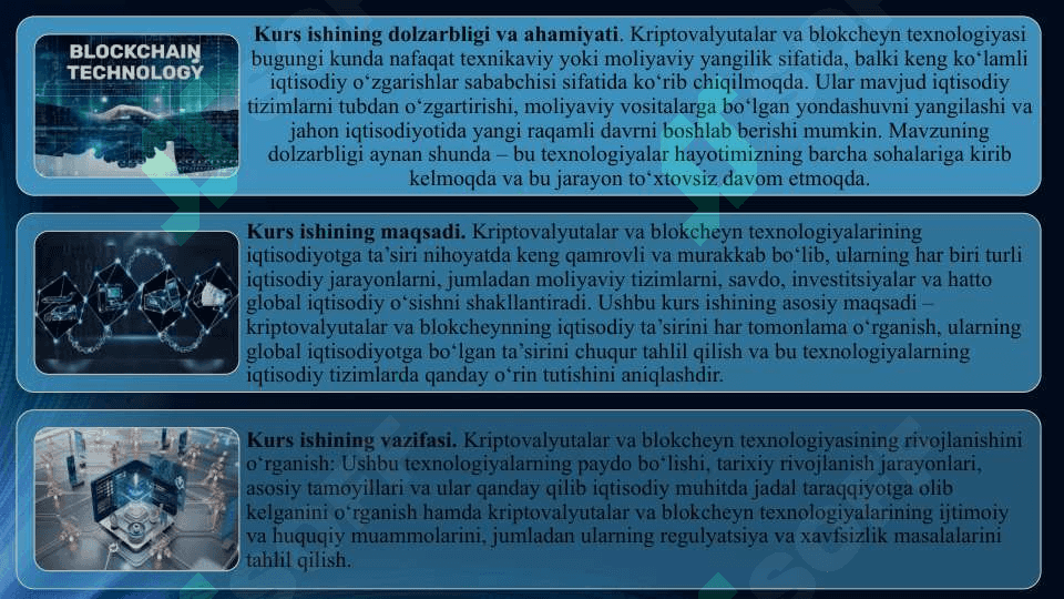 KRIPTOVALYUTALAR VA BLOKCHEYN TEXNOLOGIYALARINING IQTISODIYOTGA TA’SIRI 3