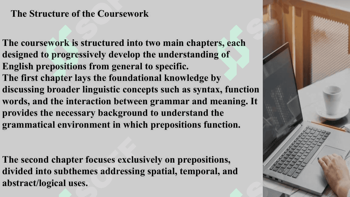 THE GRAMMAR OF ENGLISH  PREPOSITIONS: THEIR FUNCTION AND MEANING 2