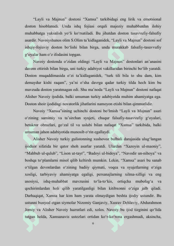 A.Navoiyning Layli va Majnun dostonining gʻoyaviy - badiiy xususiyatlari 6