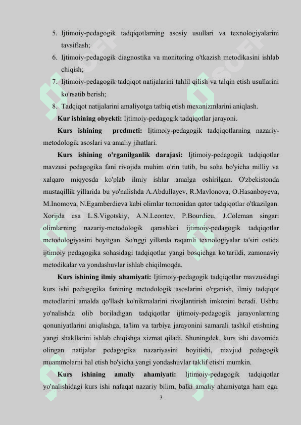 IJTIMOIY-PEDAGOGIK TADQIQOTLAR 3