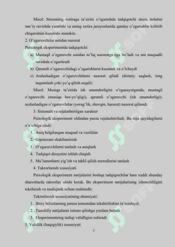 Psixologiyada eksperimental metodining tarixi 7