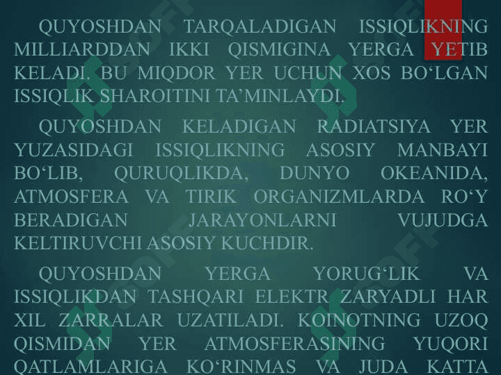 Quyoshning tuzilishi 4