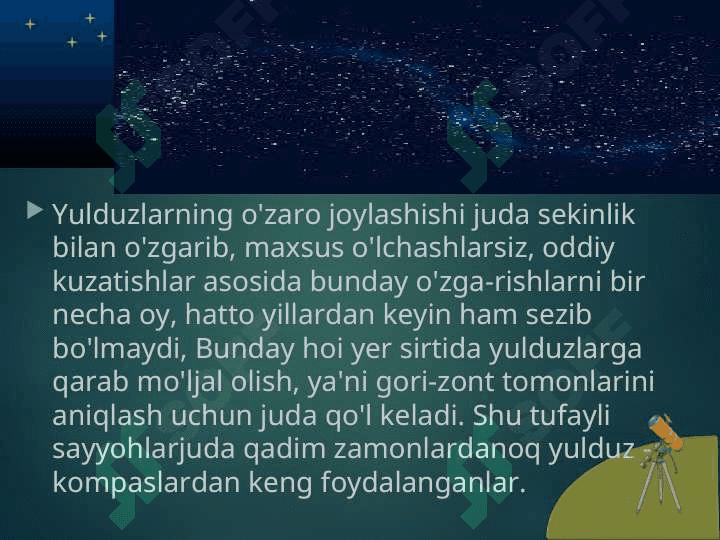Yulduzlar  haqida 3