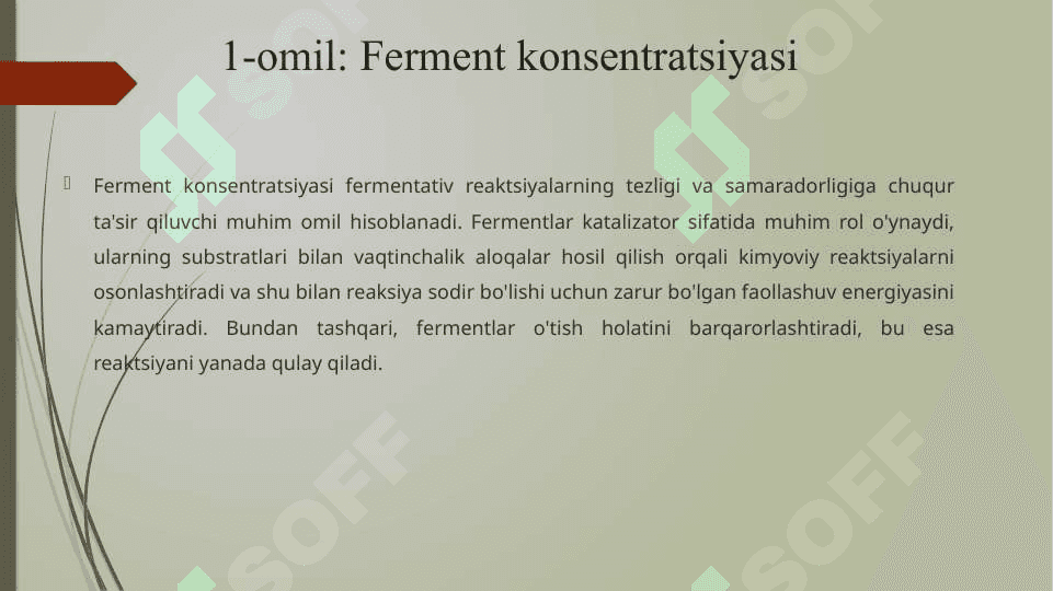 Fermentlar faolligi 3