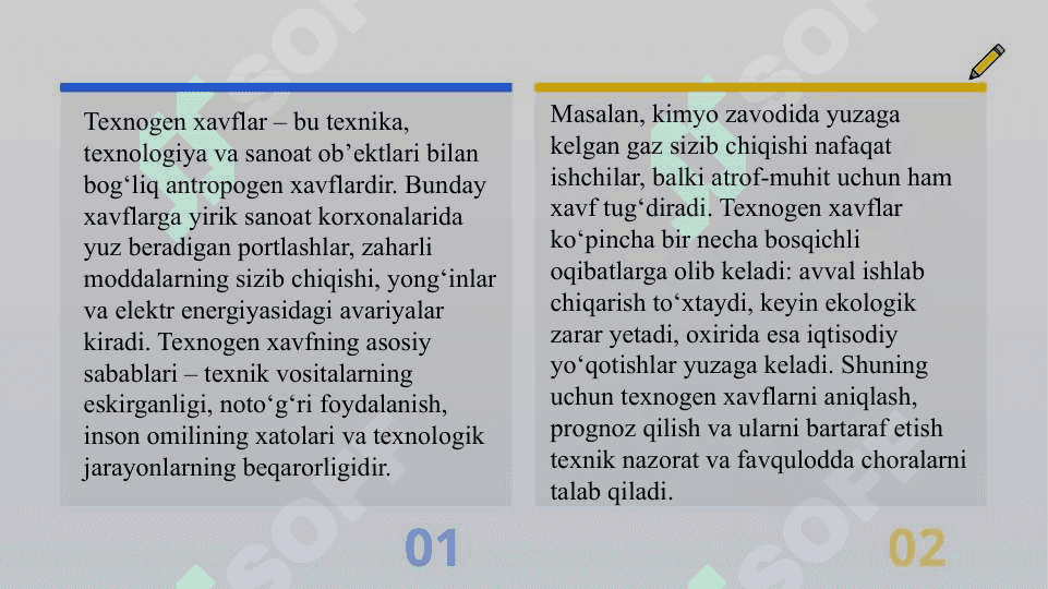 Antropogen ekstremal vaziyatlarning tavsifi   slayd 7