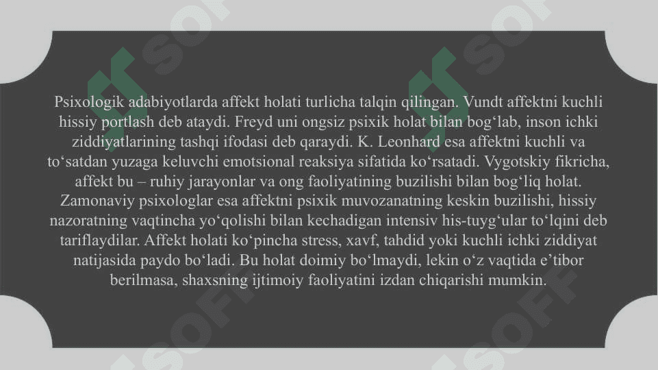 Affekt holati SLAYD 6