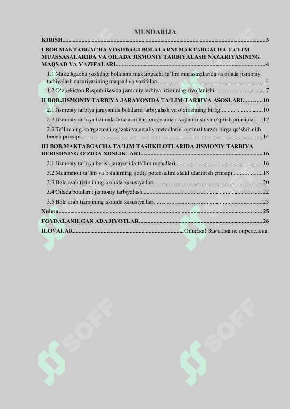 Maktabgacha ta`lim tashkilotlarida jismoniy tarbiya berishning o`ziga xosliklari 2