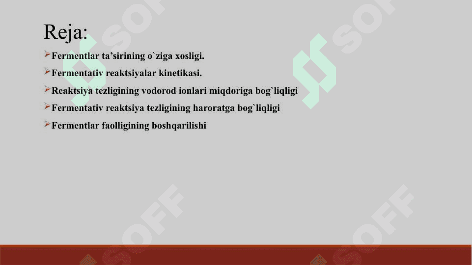 Fermentativ jarayonlar 2