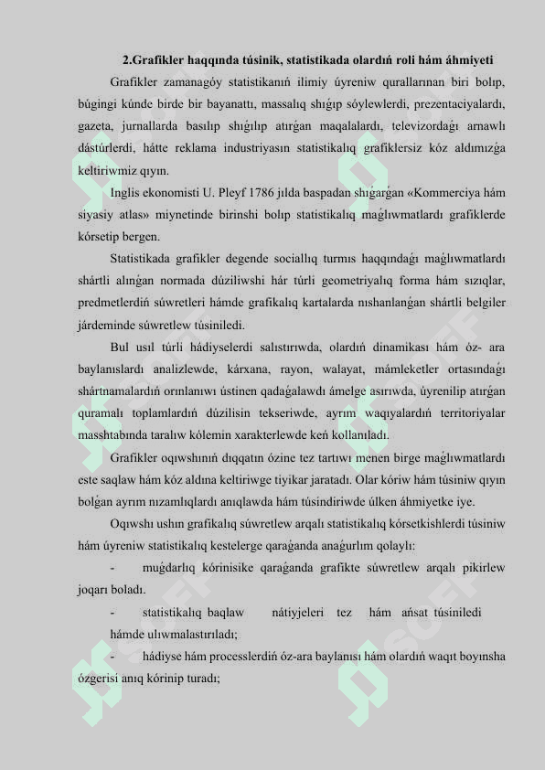 Statistikalıq maǵlıwmatlardı keste hám grafikalerde sáwlelendiriw.docx 6
