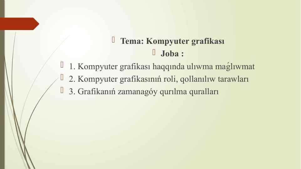 kompyuter grafikası 1