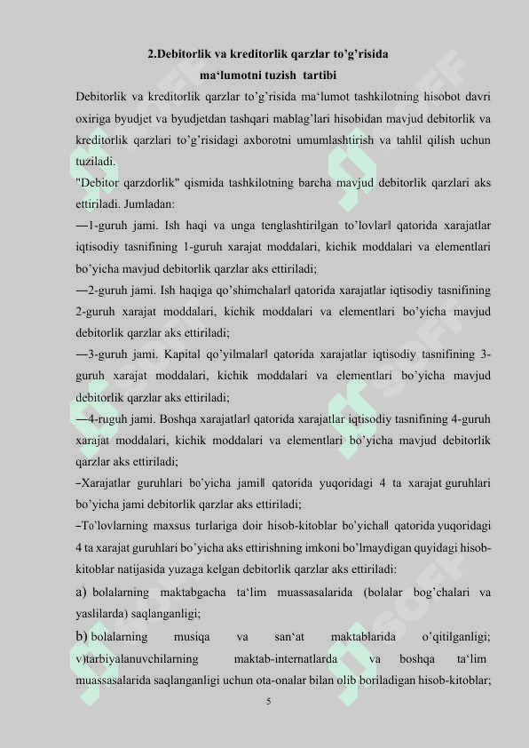 Byudjet tashkilotlarida smetalar hamda shtatlar jadvalini tuzish, tasdiqlash va taqdim etish tartibi.docx 5