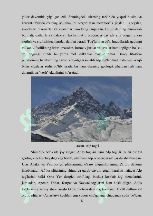 Alp, Atlas va Drakon tog'lari 6