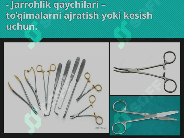 Tibbiyotda qoʻlaniladigan zamonaviy asbob uskunalar 6