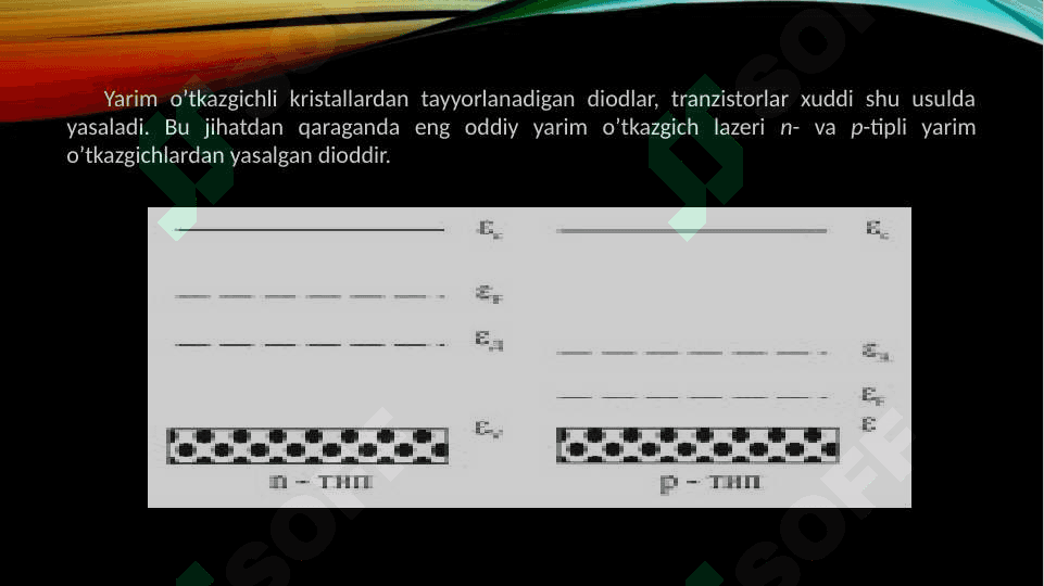 Yarim o’tkazgichli lazerlar 4