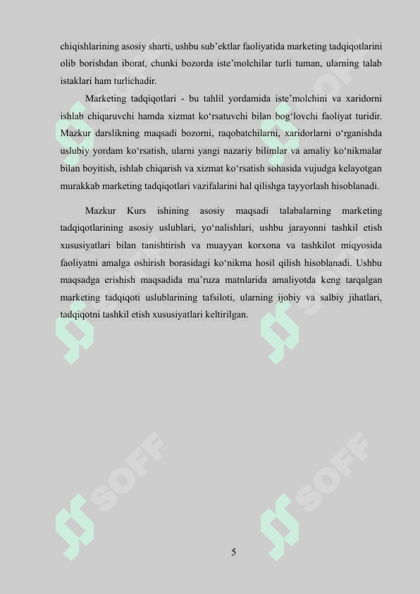 MARKETING TADQIQOTLARIDA KUZATUV USULLARI 5
