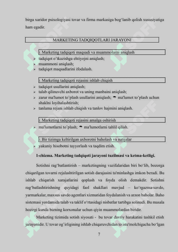 MARKETING TADQIQOTLARIDA KUZATUV USULLARI 7