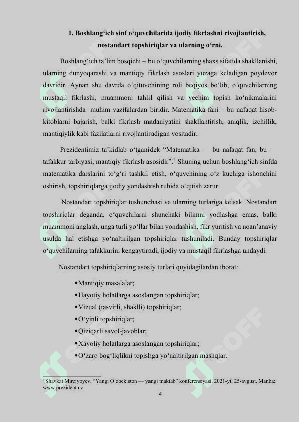 3-sinf matematika darslarida nostandart topshiriq va masalalar bilan ishlash 4