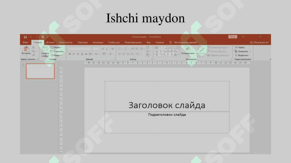 Microsoft Powerpoint bilan ishlash 3