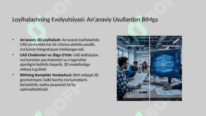 Bim texnologiyalari asosida muxandislik kamunimatsiyalarini loyihalash 6