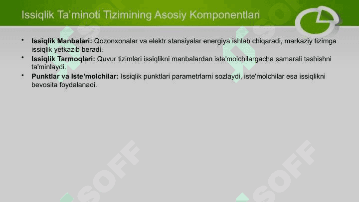Markazlashgan issiqlik taʼminoti. Issiqlik punkti uskunalari 5