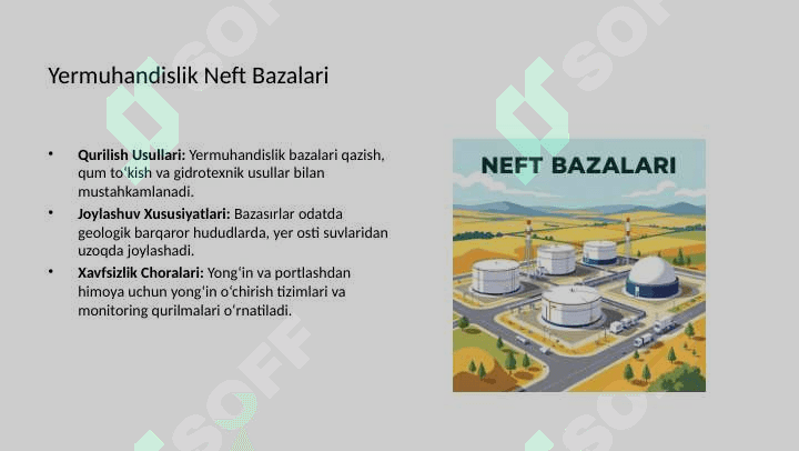 Neft bazalari turlari haqida 6