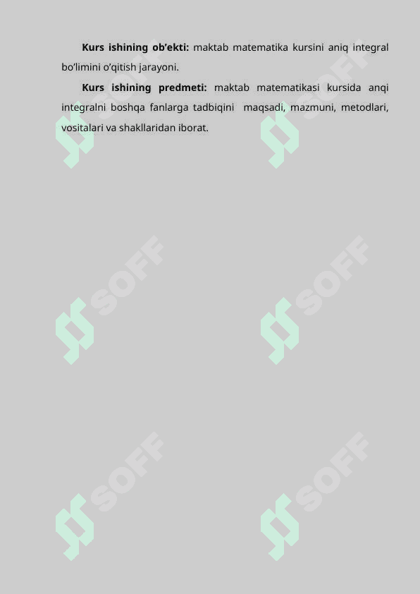 Tarkibida trigonometrik funksiyalar qatnashgan ifodalarni integrallash 6