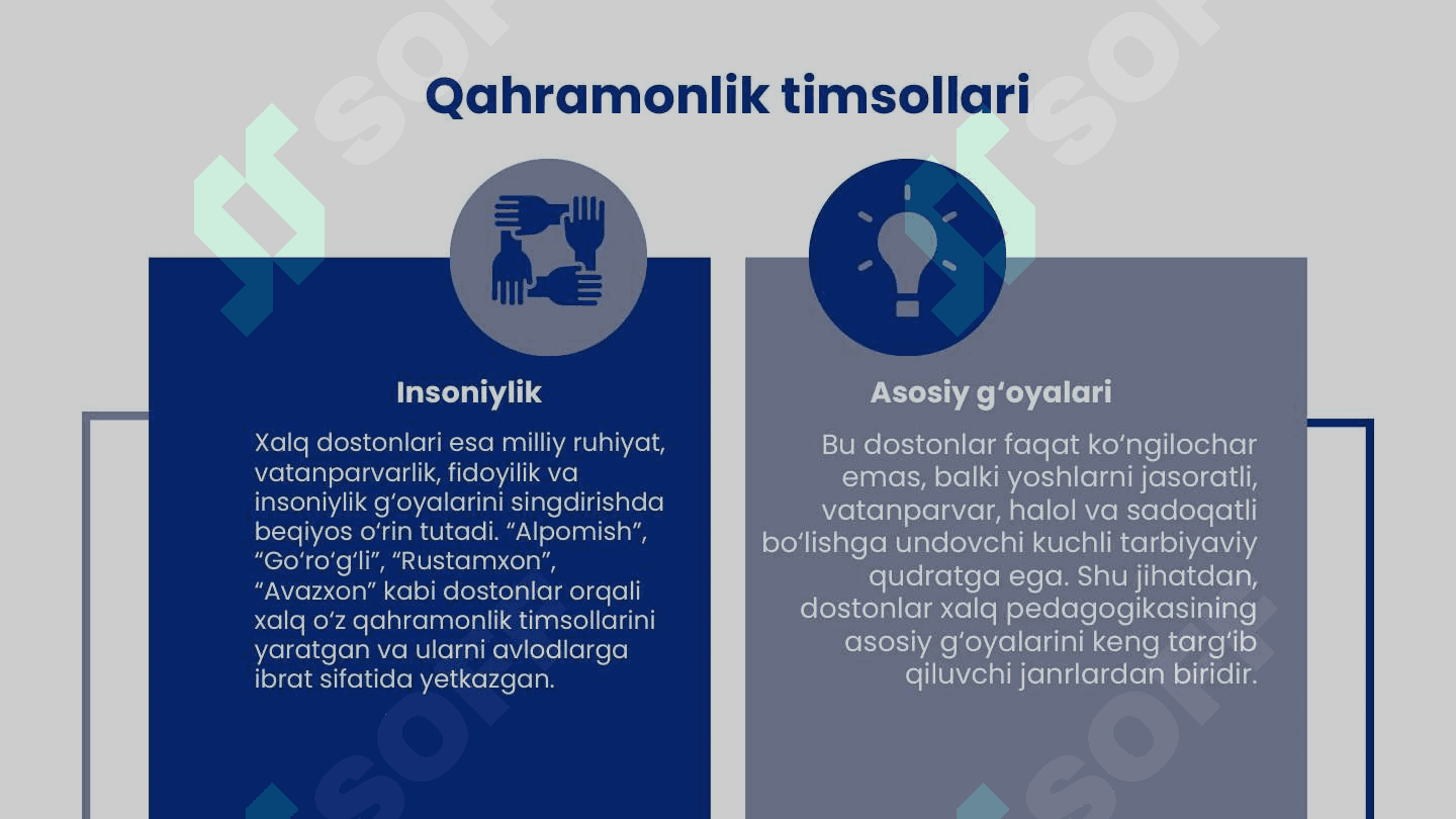 Xalq pedagogikasi bilan chambarchas bogʻliq boʻlgan adabiy janrlar 4