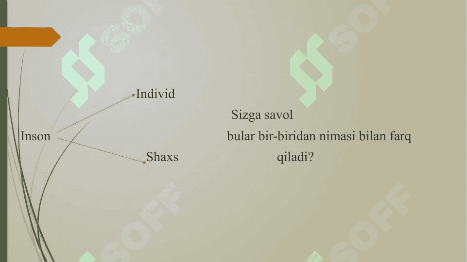 Shaxsning rivojlanishi, ijtimoiylashuvi va tarbiyasi.  Yaxlit pedagogik jarayon 3
