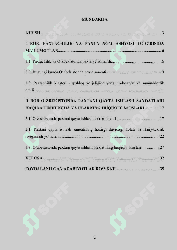 O'zbekiston paxtachilik geografiyasi 2