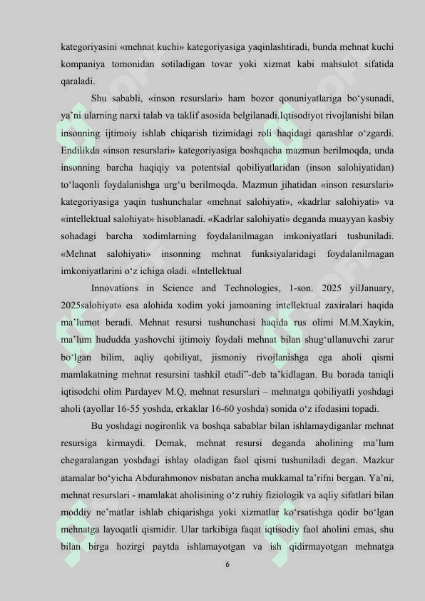Jahon iqtisodiyotida inson resurslari 6