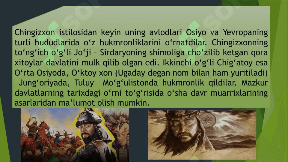 OLTIN O‘RDA ADABIYOTI Nosiruddin Burhonuddin Rabg‘uziy va uning “Qisasi Rabg‘uziy” asari 3