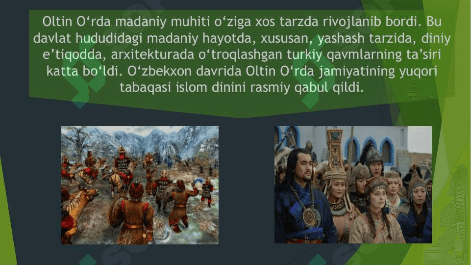 OLTIN O‘RDA ADABIYOTI Nosiruddin Burhonuddin Rabg‘uziy va uning “Qisasi Rabg‘uziy” asari 8