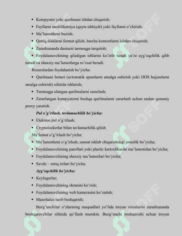 Troyan otlari (viruslari) 2
