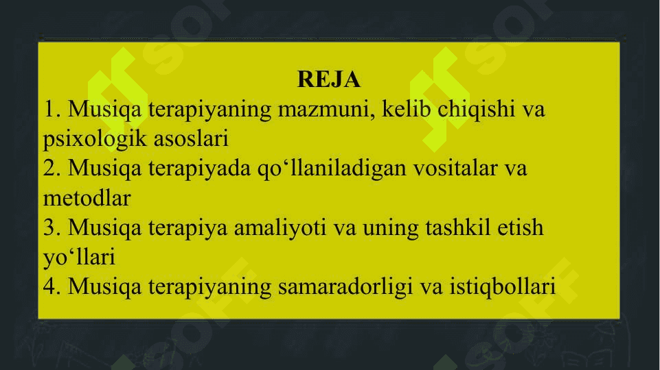 Musiqa terapiya  slayd 2