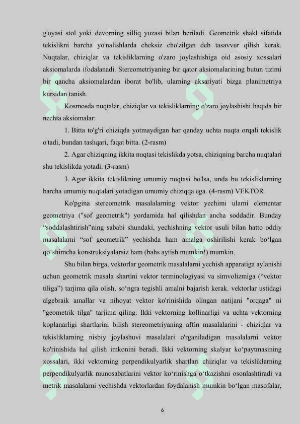 Stereometriyada vektorlar 5