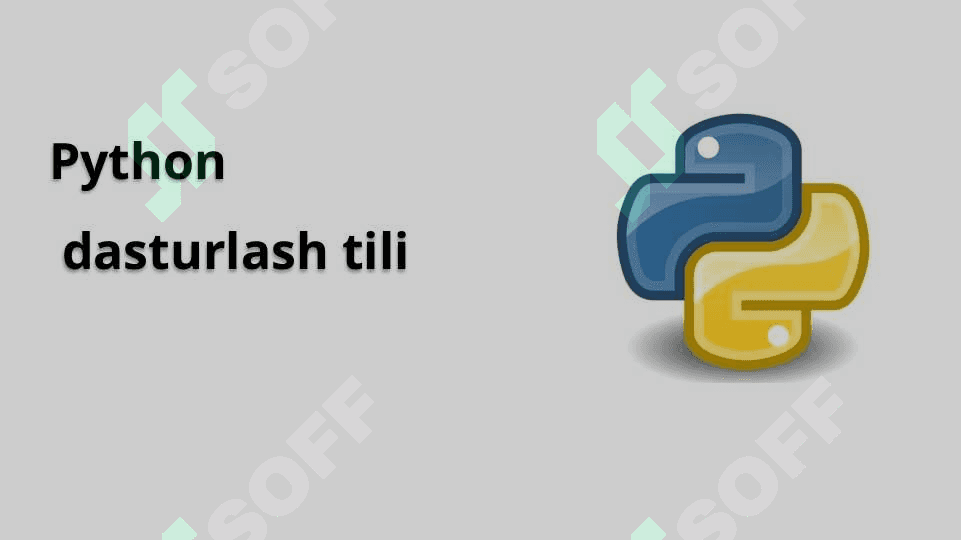 Python dasturlash tili bilan tanishish 2