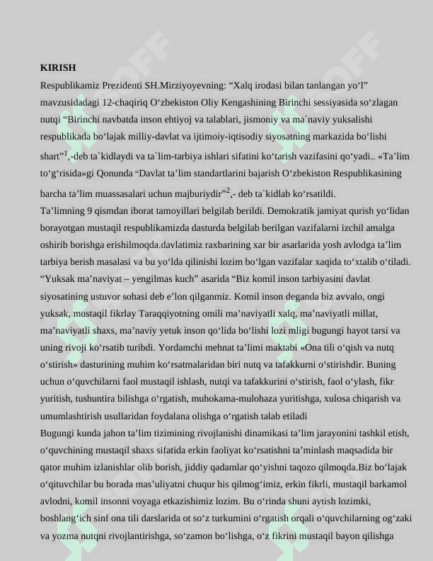 OT SO‘Z TURKUMINI O‘RGANISHDA QO’LLANILADIGAN KO’RGAZMALARNING AHAMIYATI 2