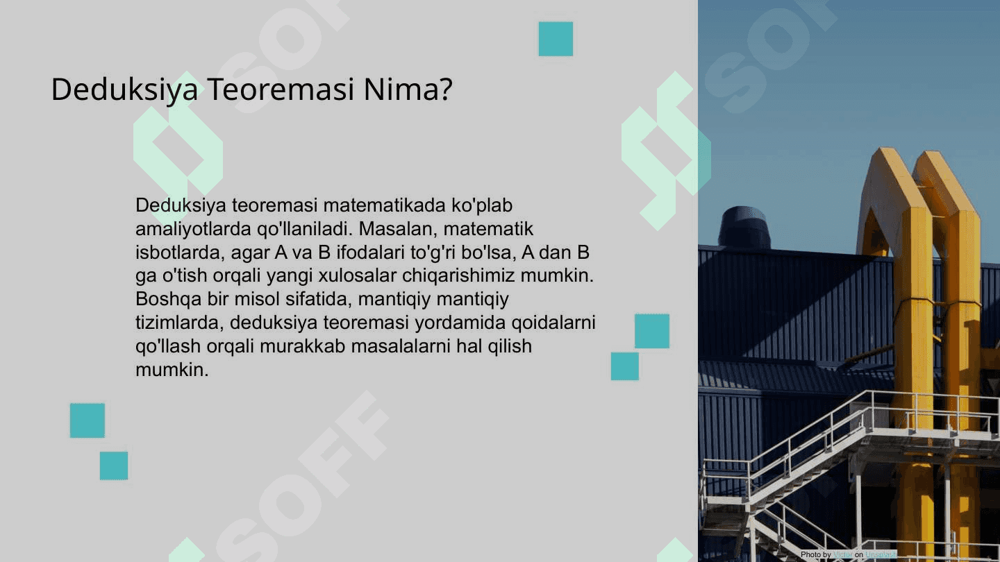 Deduksiya teoremasining tadbiqlari 3
