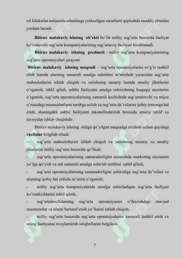 Sug’urta operatsiyalarining samaradorligini oshirish yo’llari 4