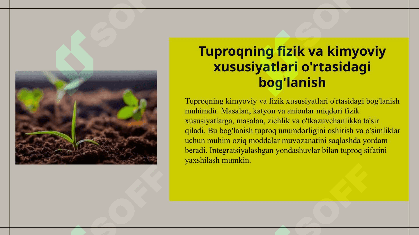 Tuproq va uning tabiiy xususiyatlari 6