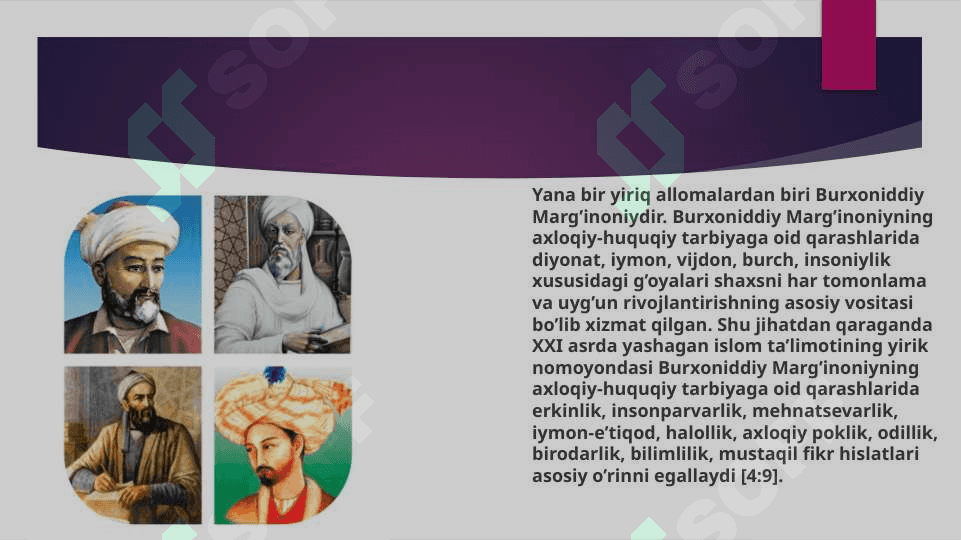 Sharq mutafakirlari ijodida ta'lim ttarbiya masalalari 8