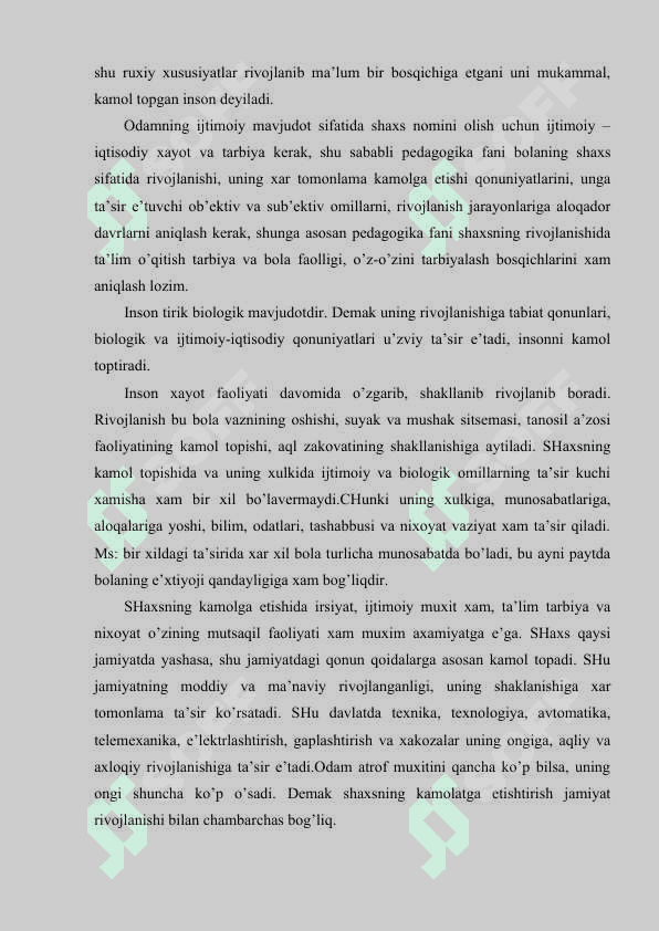 Shaxs rivojlanishining ijtimoiy diagnostikasi1 2