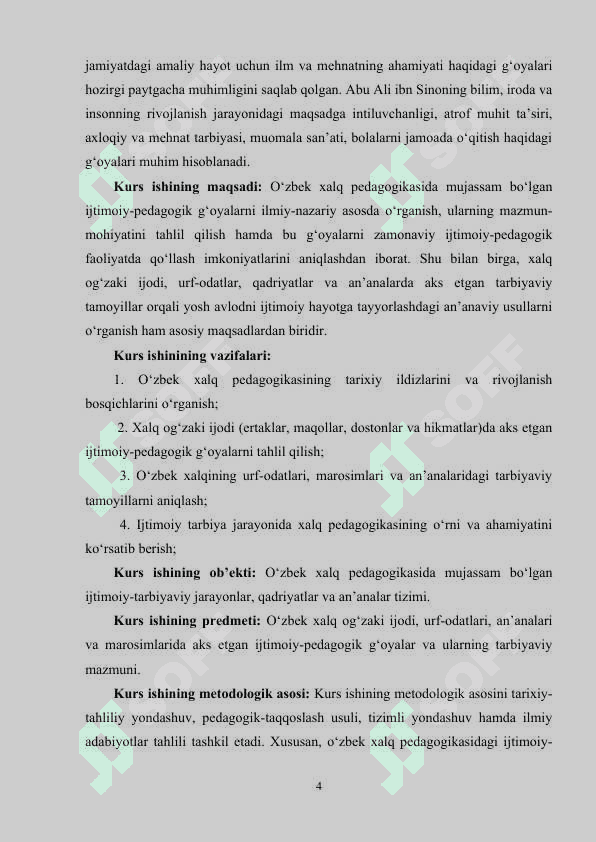 O‘zbek xalq pedagogikasida ijtimoiy pedagogik g‘oyalar 4